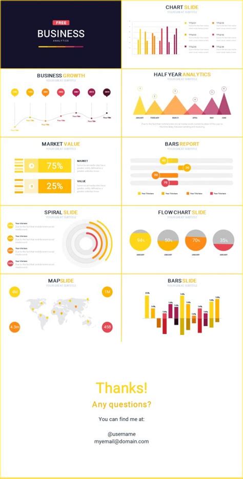 Business Analytics Free Powerpoint Template Just Free Slides