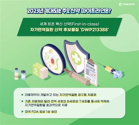 ‘2년 연속 국산 신약 허가 승인에 성공한 대웅제약 2023년에 기대되는 주요 신약 파이프라인은 대웅제약 뉴스룸