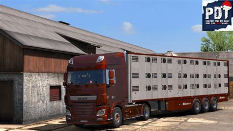 ETS2 V1 33 PDT Ownable Livestock Trailer Michieletto Mods