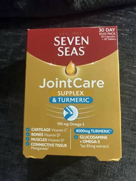 Seven Seas Joint Care Supplex And Turmeric With Glucosamine Omega 3 60