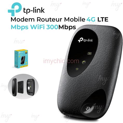 Modem Routeur Mobile 4G LTE 150 Mbps WiFi 300 Mbps Tp Link M7200 Imychic