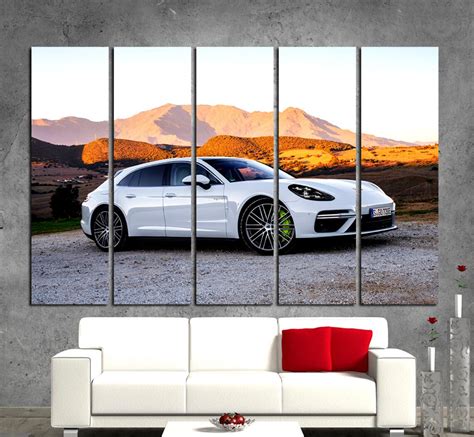 Porsche Panamera Wall Art Porsche Wall Decor Supercar Canvas Etsy