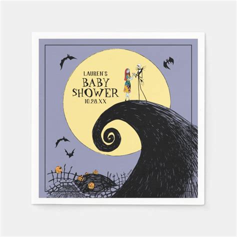 Nightmare Before Christmas Baby Shower Napkins Zazzle