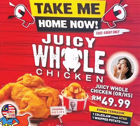 Today Onward Kfc All New Whole Fried Chicken Promotion In Malaysia