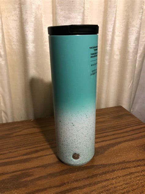 Brand New Starbucks Tiffany Blue Insulated 16 Oz Cup Holiday Tumbler