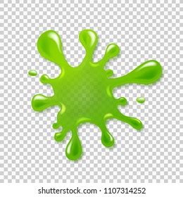 Realistic Green Slime Illustration Isolated On Stock Vector Royalty