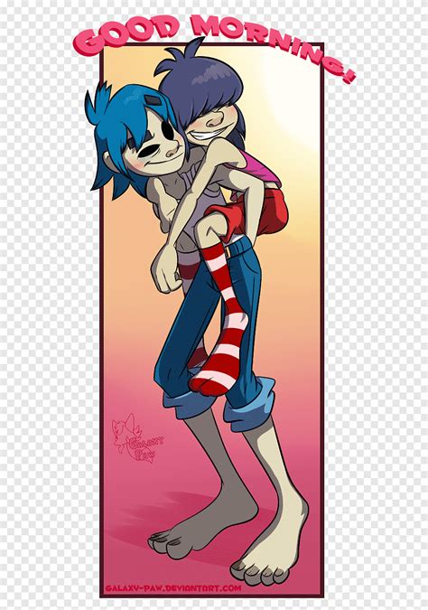 Gorillaz D And Noodle Comic