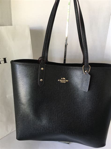 Bolsa Coach Original Tipo Tote Reversible Negro 4 250 00 En Mercado