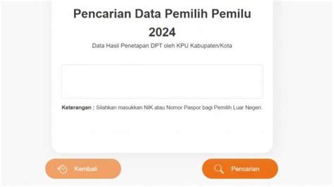 Pastikan Anda Terdaftar Sebagai Pemilih Begini Cara Cek Dpt Online