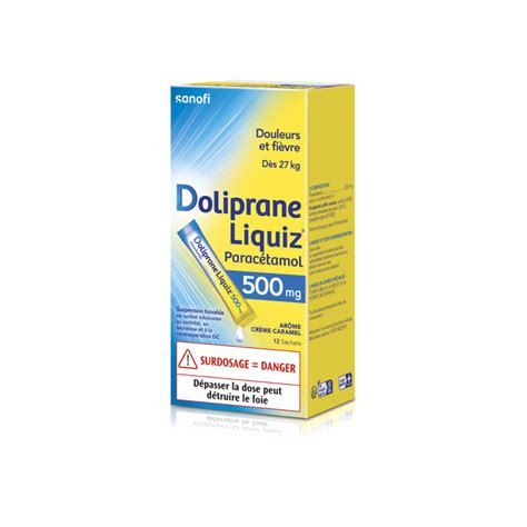 Doliprane Liquiz Mg Sachets