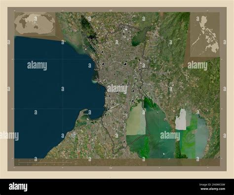 Metropolitan Manila Province Of Philippines High Resolution Satellite