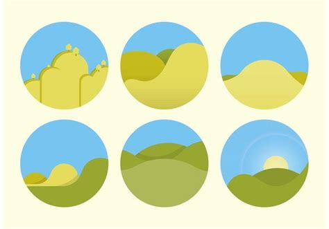 Stylized Rolling Hills Ai Vector Uidownload