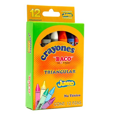 Crayon jumbo triangular c 12 piezas Partenón