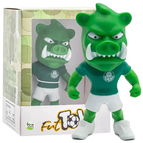 Boneco Mascote De Futebol Oficial Do Palmeiras Fut Toy Shopee Brasil