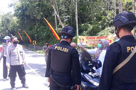 Polres Pasaman Perpanjang Penyekatan Di Dua Pos Perbatasan Hingga