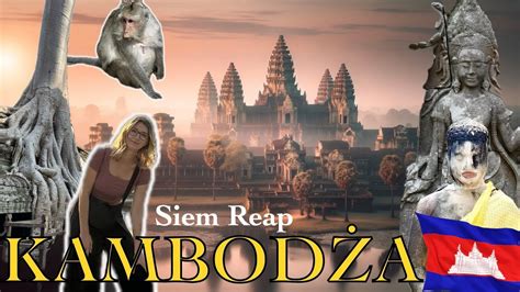 30 KAMBODŻA Siem Reap Angkor Wat o wschodzie słońca przebita