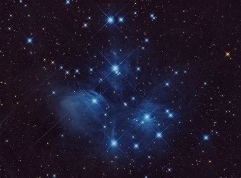 M The Pleiades Open Star Cluster Captured By Astrophotographer Ron