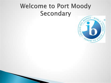 Welcome to Port Moody Secondary