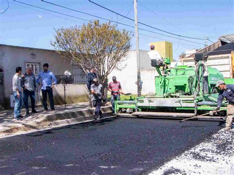 Comenzó la última etapa de pavimentación de Avenida La Plata