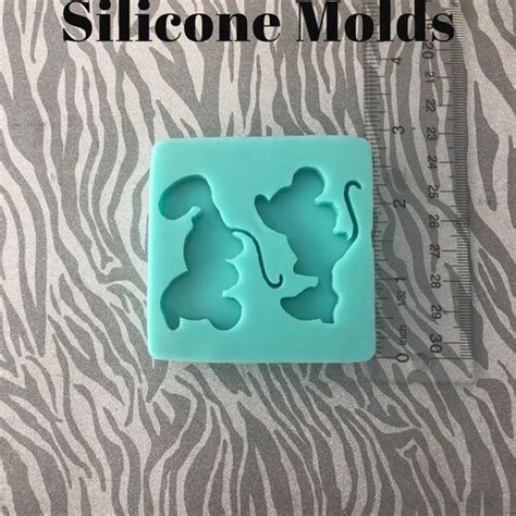 Small Mickey Mouse Resin Mold Disney Silicone Mold Minnie Etsy