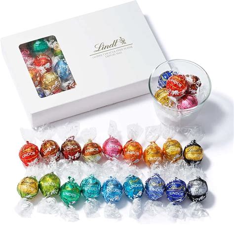 Amazon リンツ Lindt チョコレート お中元 ギフト プレゼント リンドール テイスティングセット ピックandミックス 18種