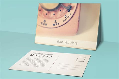 Download This Free Postcard Mockup in PSD - Designhooks