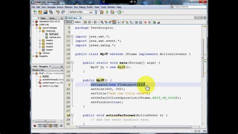 Java Gui Creating A Window Youtube