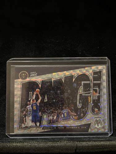 Nikola Jokic Mosaic Silver Prizm Bang Insert Mvp Denver