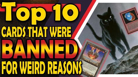 Top Cards That Were Banned Or Restricted For Weird Reasons In Mtg