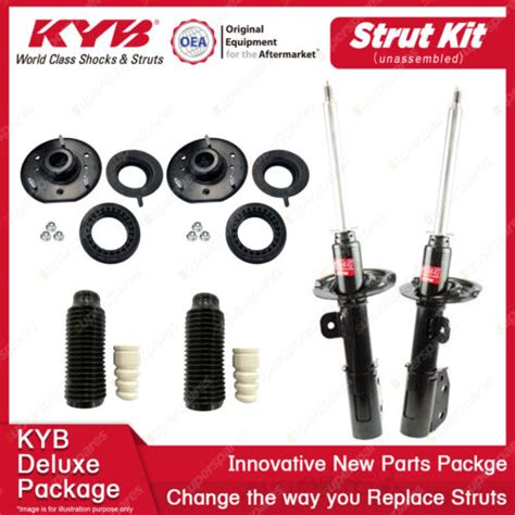 Front KYB Shock Absorbers Strut Mount Protection Kit For Holden Captiva