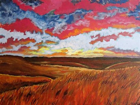 Prairie Sunset - Junco Gallery - Paintings & Prints, Landscapes ...