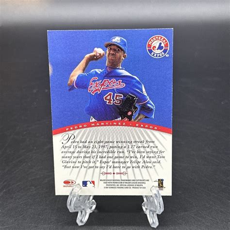 1997 Donruss Signature Series Pedro Martinez Montreal Expos HOF AUTO