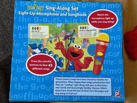 Sesame Street Sing Along Book Nursery Rhymes with ELMO 20 Songs on ...