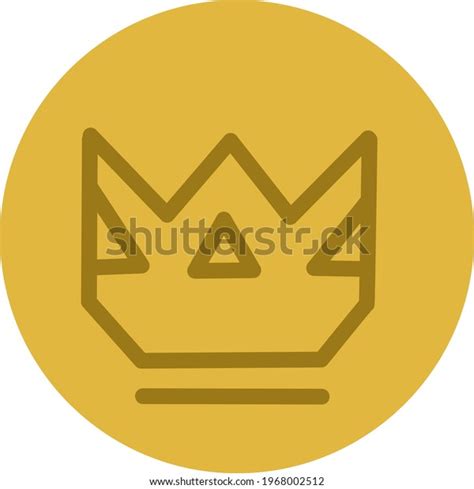 Medieval Crown Icon Illustration Vector On Stock Vector Royalty Free