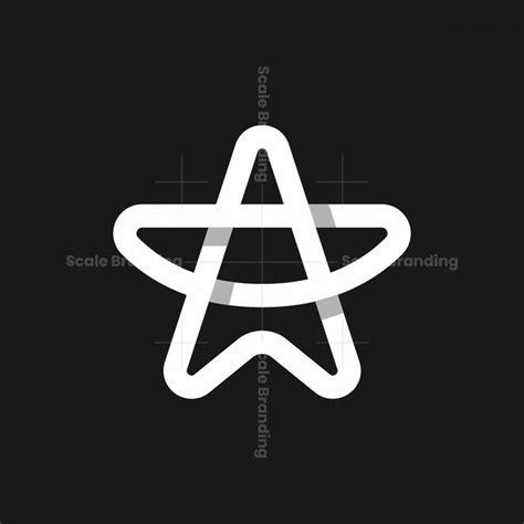 A Star Logo | Star logo design, Star logo, Logo design typography