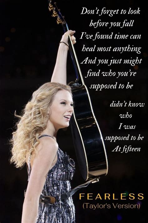 Fifteen - Taylor Swift (Taylor's Version) lyrics