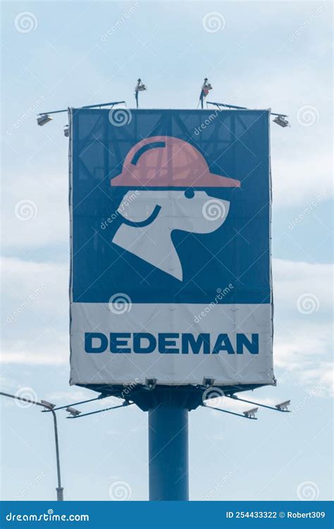 Logo and Sign of Dedeman, Home Improvement Hypermarket Editorial ...