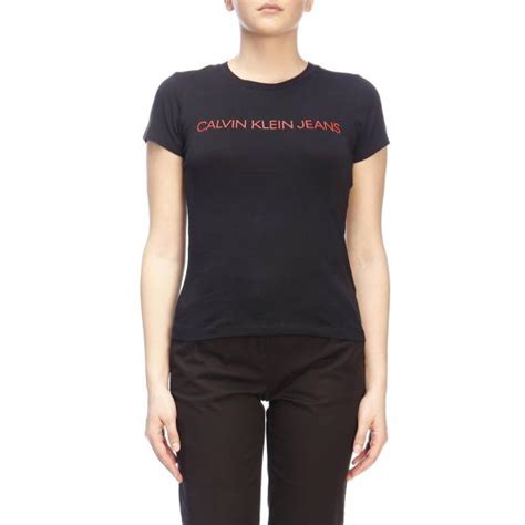 Calvin Klein Jeans Outlet T Shirt Women Black T Shirt Calvin Klein Jeans J20j207940 Gigliocom