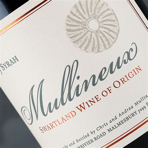 Syrah Mullineux Signature Wines South Africa Stainton Wines