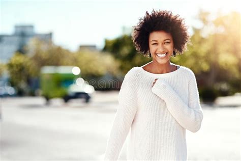 Whats Not To Love About The City Portrait Of An Attractive Young Woman