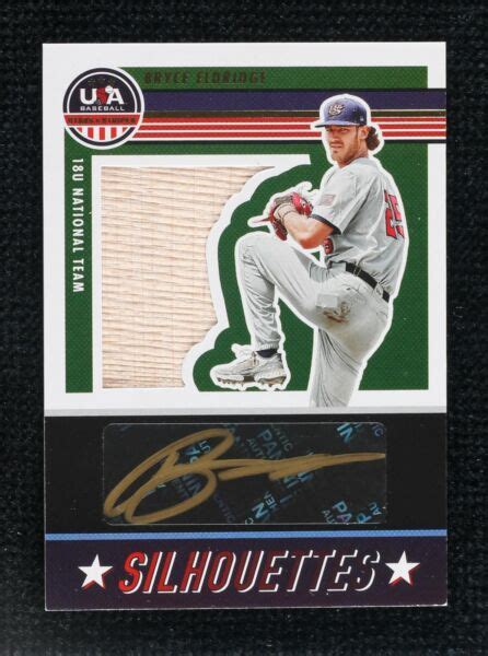 Panini Usa Baseball Stars Stripes Usa Silhouettes Signatures