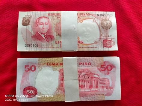 50 Pesos Pilipino Series Uncirculated Hobbies And Toys Memorabilia And Collectibles Vintage