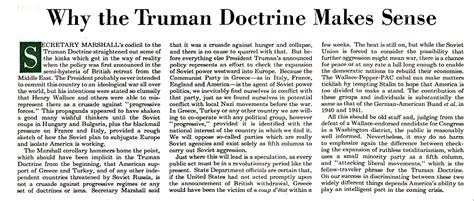 75 Years Ago The Truman Doctrine Launched The Cold War The Saturday