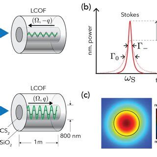 illustration  liquid core optical fiber  geometry  scattering