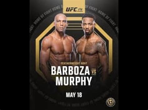 UFC Fight Night Barboza VS Murphy YouTube