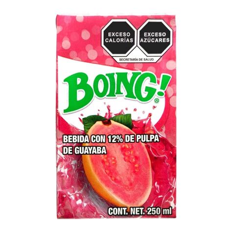 Bebida Boing Con 12 De Pulpa De Guayaba 250 Ml Walmart