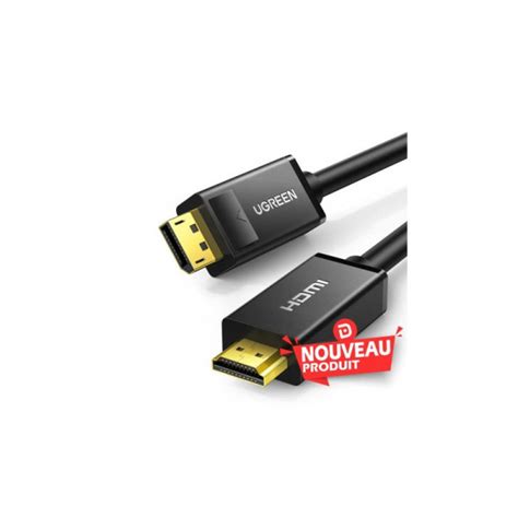 Ugreen Cable Dp Male Vers Hdmi Male M Connectique