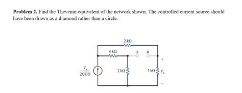 Answered Problem 2 Find The Thevenin Equivalent… Bartleby