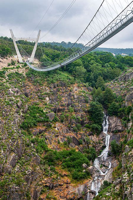 Maior Ponte Pedonal Suspensa Do Mundo Quase Conclu Da Em Arouca Ponte