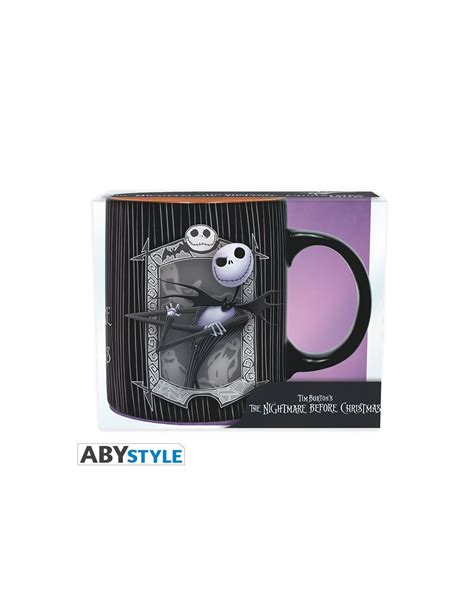 Taza Jack Skellington Y Zero Pesadilla Antes De Navidad